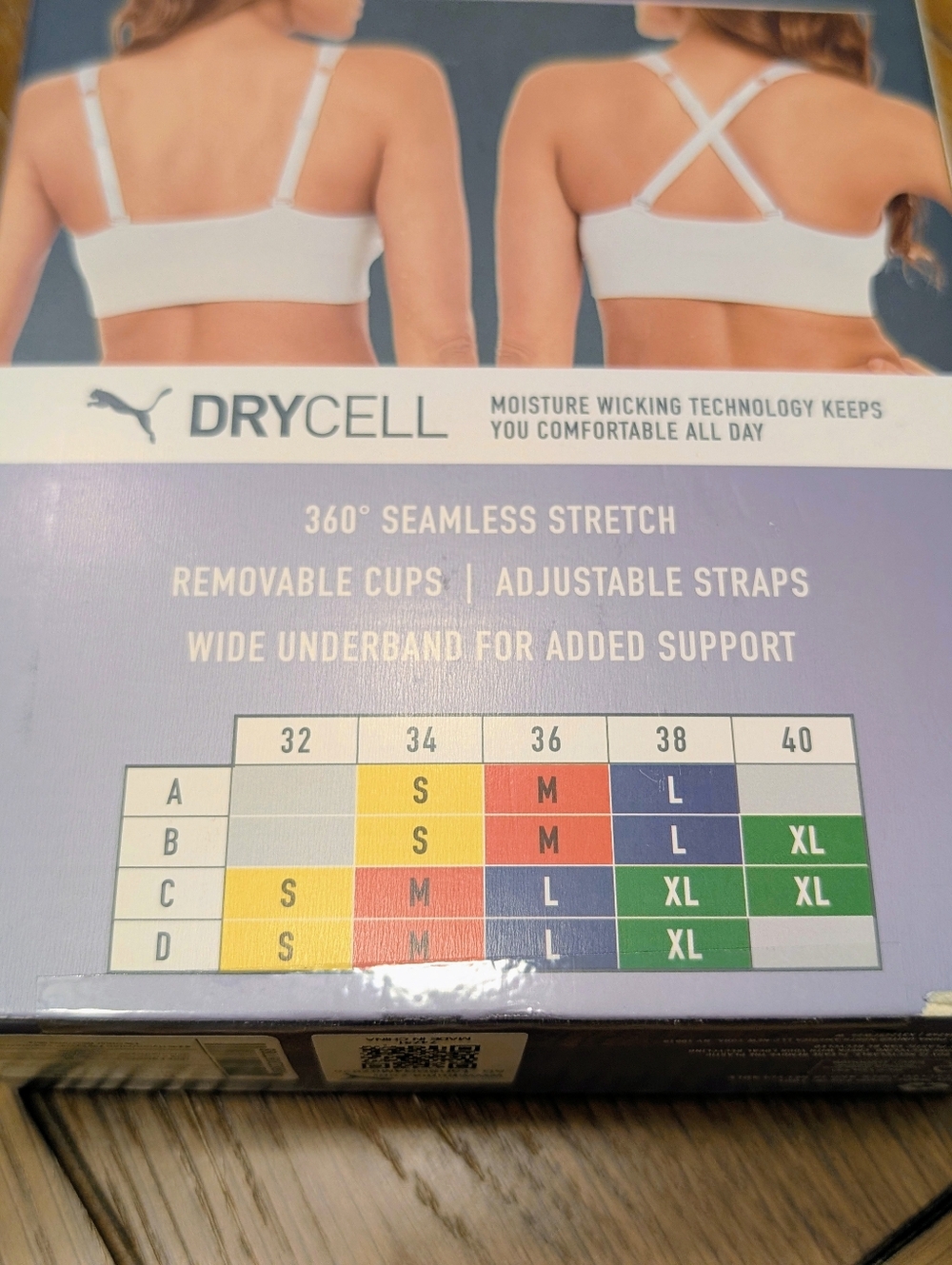 Puma Drycell Seamless Sports Bra 2PK - Picture 8 of 10